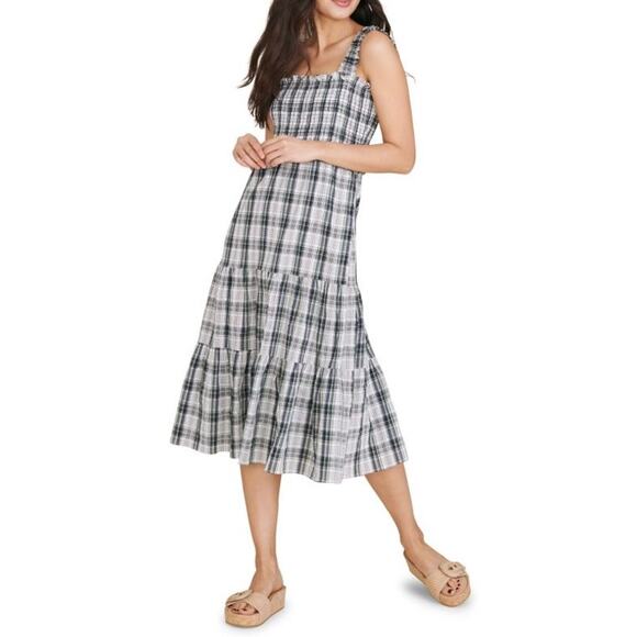Women's Veronica Beard Ziada Dress Plaid US Size 6 Retail $495 - Picture 1 of 10